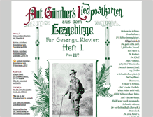 Tablet Screenshot of liedpostkarte.de